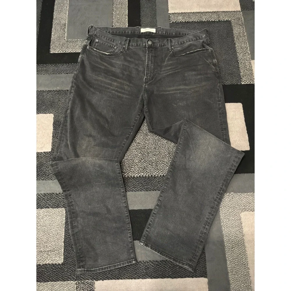 Gap Straight Fit Jeans Mens 40x34 Black Excellent